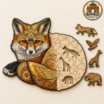 Fox Figured Wooden Puzzle