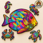 Fish Figured Wooden Puzzle - Image 6
