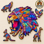 Tiger Figured Wooden Puzzle - Image 6
