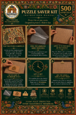 Kalamkari Wooden Jigsaw Puzzle - Image 3