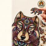 Wolf Figured Wooden Puzzle - Image 5