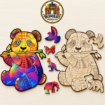 Panda Figured Wooden Puzzle
