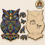 Owl Figured Wooden Puzzle