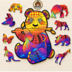 Panda Figured Wooden Puzzle - Image 6