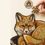Fox Figured Wooden Puzzle - Image 4