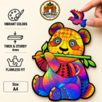 Panda Figured Wooden Puzzle - Image 5