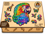 Parrot Figured Wooden Puzzle - Image 2