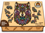 Wolf Figured Wooden Puzzle - Image 3