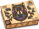 Wolf Figured Wooden Puzzle - Image 2