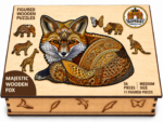Fox Figured Wooden Puzzle - Image 2