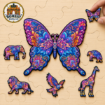 Butterfly Figured Wooden Puzzle - Image 6