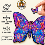 Butterfly Figured Wooden Puzzle - Image 5