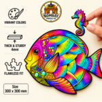 Fish Figured Wooden Puzzle - Image 7