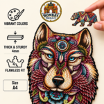 Wolf Figured Wooden Puzzle - Image 4