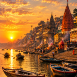 Varanasi at Dawn Wooden Jigsaw Puzzle